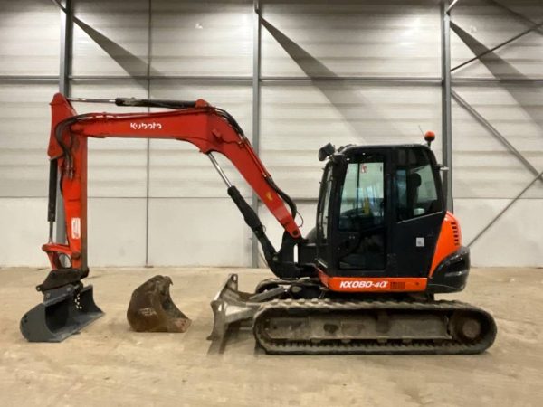 2017 - Kubota KX 080-4 A - € 29500